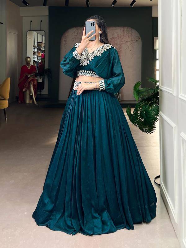 RIWAAZ Co-ord set Lehenga Vichitra Silk PBL Lehengha choli wholesale suppliers in Mumbai